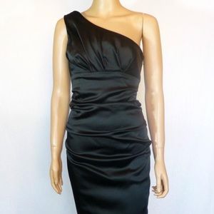 Suzy Chin One Shoulder Dress